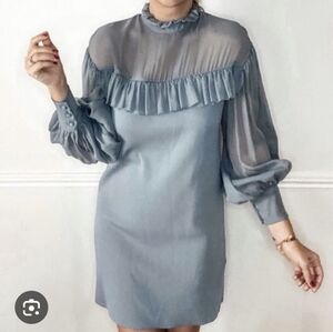 Zara Mock-neck Dress size small